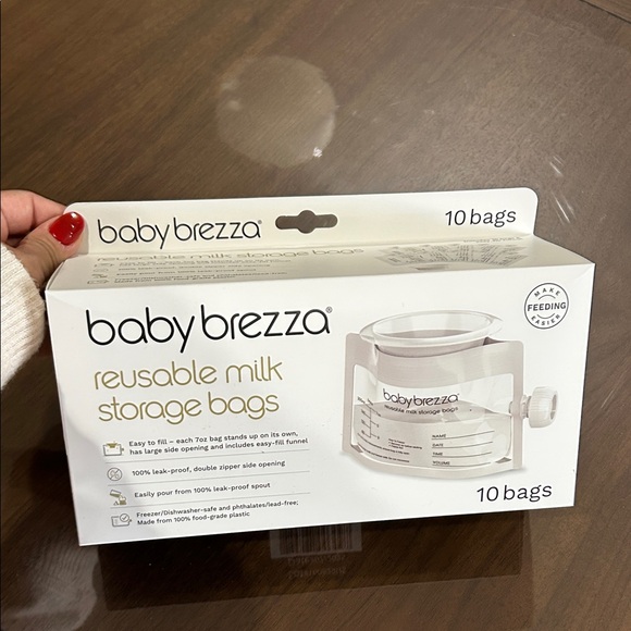 NWT NIB Baby Brezza Reusable Milk Storage Bags - Picture 1 of 5